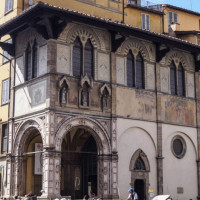 The Loggia del Begallo features its 